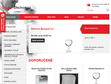 Tablet Screenshot of gastro-obchod.cz